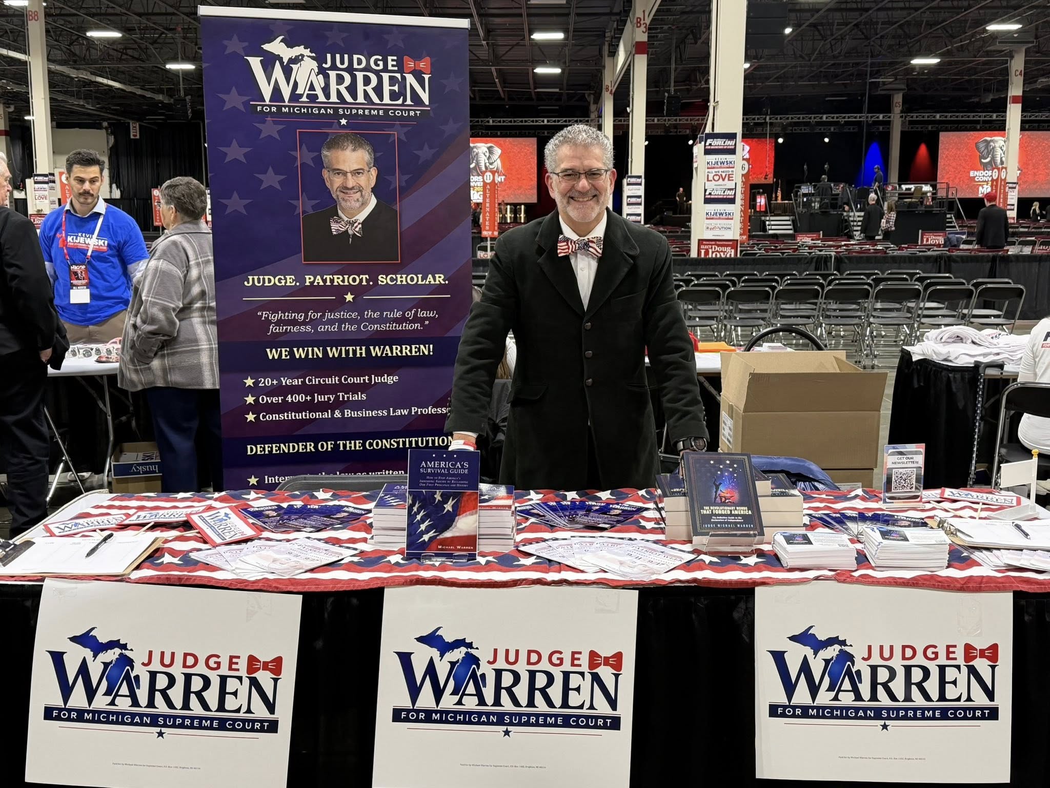Judge Warren in service